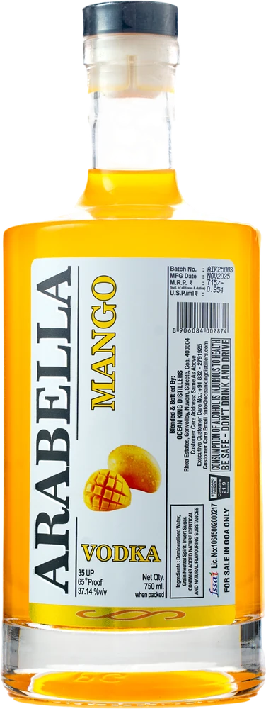 Arabella Mango Vodka bottle